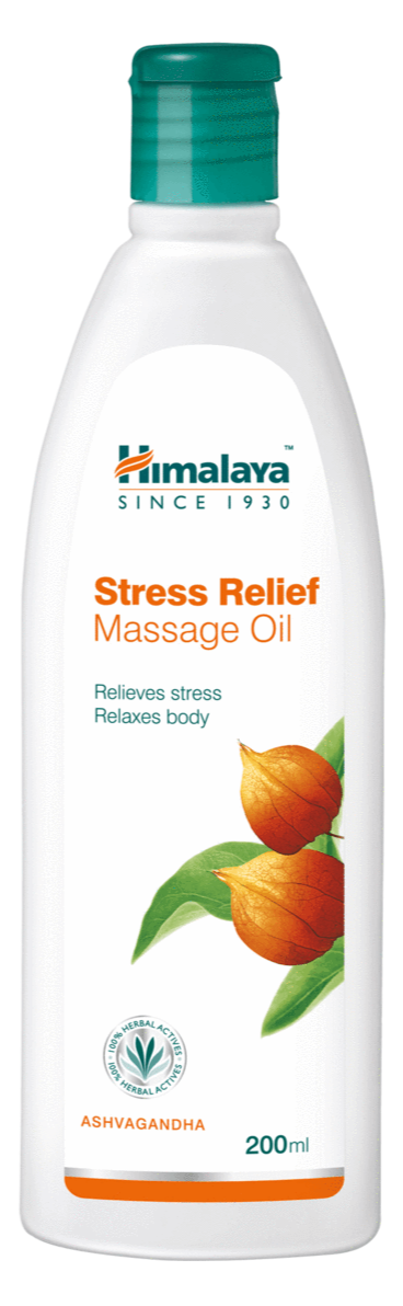 Himalaya Stress Relief Massage Oil 200Ml - UNORMART